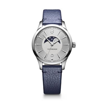 VICTORINOX ALLIANCE LADY MOON PHASE LEATHER STRAP