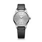 VICTORINOX ALLIANCE LADY SILVER DIAL LEATHER STRAP