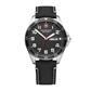 VICTORINOX FIELD FORCE 42 BLACK DIAL  BLK LEATHER
