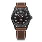 VICTORINOX AIRBOSS 42 MM BLACK DIAL BROWN LEATHER